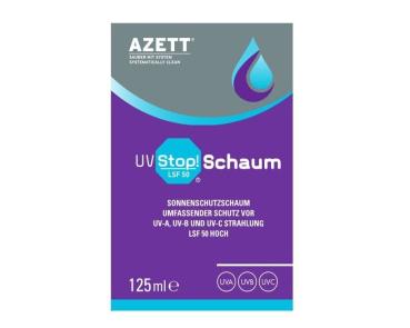 Preview: Azett UV Stop Schaum Sonnenschutzschaum LSF 50